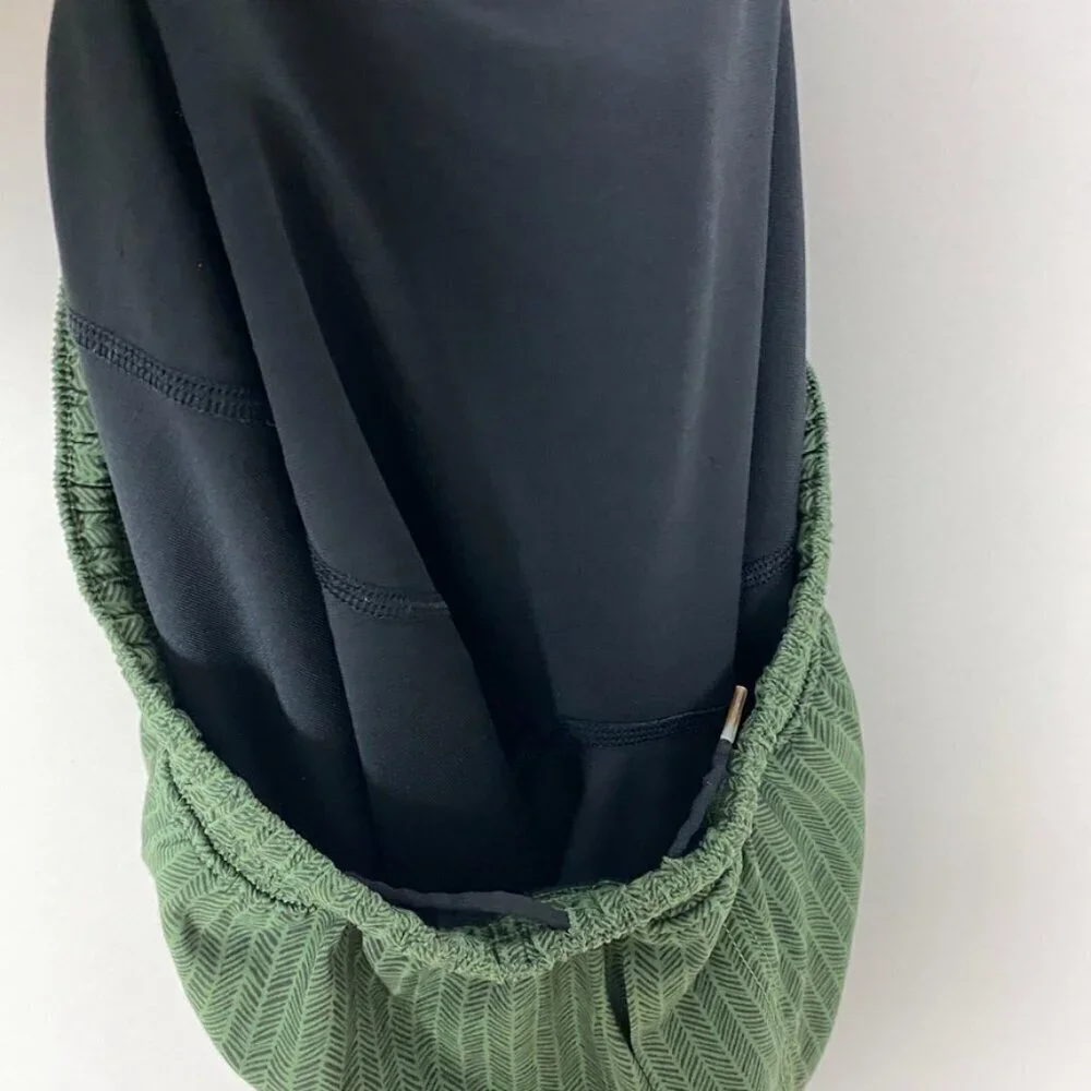 Lululemon Pace Breaker Lined Shorts Green Mens Large Drawstring Athletic Active